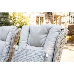 Osborne Verstelbare Fauteuil - Vintage Willow - Desert Sand -Beliani Winkel 11a28672910f432795e4e3cb6e2c1e0f