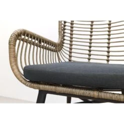 VDG Set Van 6 - Jasmine Dining Tuinstoel - Naturel -Beliani Winkel 11addd7e6d0c49f3b459b24842d3b769