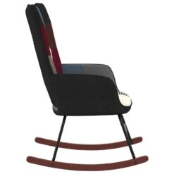 VidaXL Schommelstoel Patchwork Stof -Beliani Winkel 124bf4257c1040aabf363404df1f7373