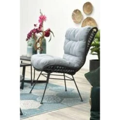 Garden Impressions Melfort Relax Loungestoel - Zwart -Beliani Winkel 1338432577 0102