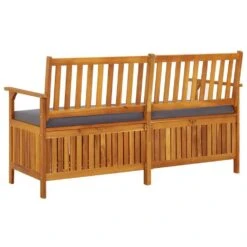 VidaXL - Bank - Grijs - Hout - 148 X 62 X 84 Cm 11 VidaXL - Bank - Grijs - Hout - 148 X 62 X 84 Cm -Beliani Winkel 136617b08019461b9460498de09f1dec