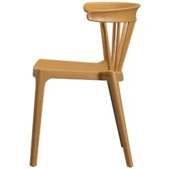 WOOOD Bliss Tuinstoelen - Plant Fiber - Caramel Melange - Set Van 2 -Beliani Winkel 152272067be94a36aef27a6165b8b04d