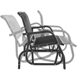 Tectake Schommelbank Greta 2-zitter 121x72x86,5cm, Zwart 9 Tectake Schommelbank Greta 2-zitter 121x72x86,5cm, Zwart -Beliani Winkel 1564eaa73b2c41358798cd83ba2d51d0