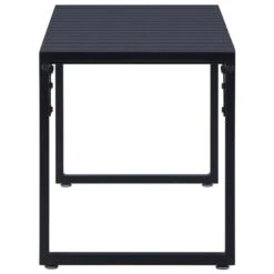 VidaXL - Tuinbank - Zwart - PS-plaat- 120.5 Cm -Beliani Winkel 1600c579de8b48918142d15fdf4236a3