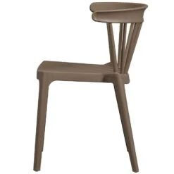 WOOOD Bliss Tuinstoelen - Plant Fiber - Bruin Melange - Set Van 2 -Beliani Winkel 164f0f34799e4e9bbf5fdcd684a92dee