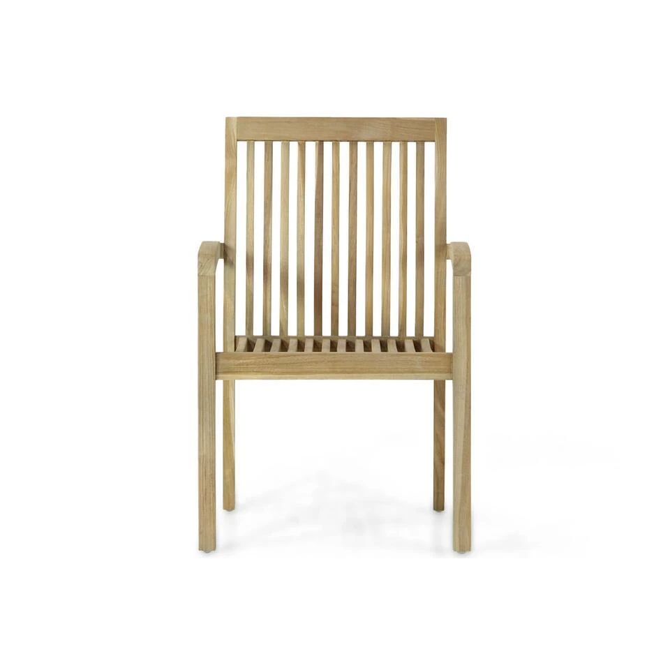 Tuinstoel Stapelbaar Teak Old Teak Greywash Garden Collections Wales 6 Tuinstoel Stapelbaar Teak Old Teak Greywash Garden Collections Wales - Afbeelding 6