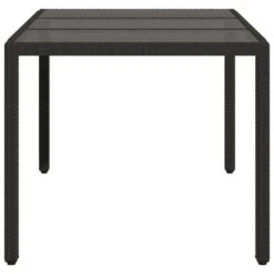 VidaXL - Tuintafel - Zwart - Poly Rattan - 150 X 90 X 75 Cm -Beliani Winkel 1661e3f383004cf5996986b8c66d606f