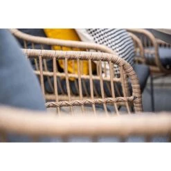 Set Van 4 - Garden Impressions Margriet Tuinstoel - Naturel -Beliani Winkel 177a93531123479f85ae4dc535080616