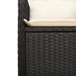 VidaXL - Tuinstoel Verstelbaar Met Kussens - Zwart - Poly Rattan 17 VidaXL - Tuinstoel Verstelbaar Met Kussens - Zwart - Poly Rattan -Beliani Winkel 17a18f1f19fb4c7289e1fb4008c415a3