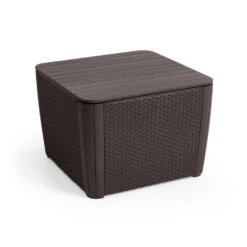 Keter Luzon Plus Opbergtafel - 57x57x43cm - Grafiet