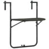 VidaXL Balkontafel Hangend 60x64x83,5 Cm Rattan-look Kunststof Bruin