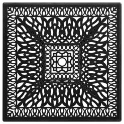 VidaXL Tuintafel 90x90x73 Cm Gietaluminium Zwart -Beliani Winkel 188b1d2dd7334096bf087405cee038b6