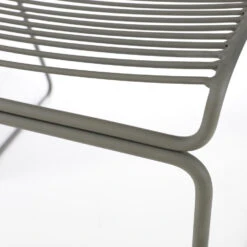 Mica Decorations Bueno Tuinstoel Grijs -Beliani Winkel 1892446598 0111