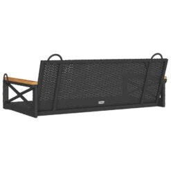 VidaXL - Schommelbank - Zwart - Poly Rattan - 62 X 109 X 40 Cm -Beliani Winkel 1a88c9bcca8e47ba9cef3b76f080c454