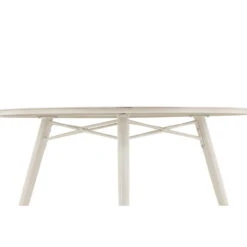 Fjôrd Tuintafel Beige Aluminium - 120x120x75cm - Lina -Beliani Winkel 1a989aaeb6e64fe79bb617ecac6f0ec1
