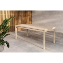 Svea - Youssef Eettafel - 180 X 90 Cm - Naturel -Beliani Winkel 1abecfb05c6843b8b98eedeed14b503a