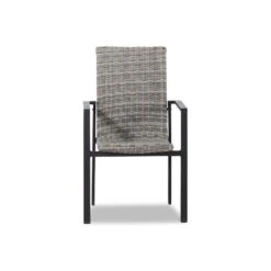 Tuinstoel Stapelbaar Wicker Grijs-antraciet Lifestyle Garden Furniture Upton -Beliani Winkel 1c71ef8bce2544d29b7f2ab10bf6b872