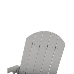 ADIRONDACK - Schommelstoel - Lichtgrijs - Kunsthout -Beliani Winkel 1cad56de8b1e401e918d5b80c42ce585