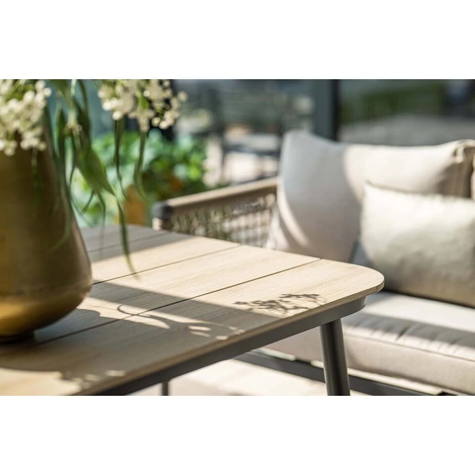 Lounge-diningtafel Voor Bologna/Diamo/Teramon - 160x90 Cm - Zwart 5 Lounge-diningtafel Voor Bologna/Diamo/Teramon - 160x90 Cm - Zwart - Afbeelding 5