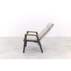 VDG Solaro Verstelbare Dining Tuinstoel - Light Rope / Teak Arm -Beliani Winkel 1d8e8eb23e294e7782b6f052ec182cc7