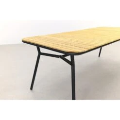 VDG Bella Tuintafel - Teakhout - 220x95 Cm -Beliani Winkel 1ec82abdce5f4f5d9257c0be24643f31