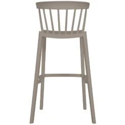 WOOOD Bliss Barstoelen Buiten - Kunststof - Taupe - Set Van 2 9 WOOOD Bliss Barstoelen Buiten - Kunststof - Taupe - Set Van 2 -Beliani Winkel 1f111bcd5cd041f7959b2f06216bcf1c