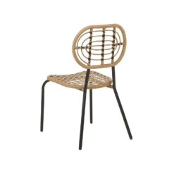 PRATELLO - Tuinstoel Set Van 4 - Naturel - PE Rotan -Beliani Winkel 1fa4278e538646e1a0b8926b1f8b5b6a