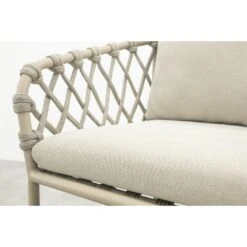 Sara Dining Tuinstoel - Rope/Latte - Zandkleur -Beliani Winkel 21787cd784654554a572c97637ddd2d4