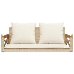 VidaXL - Schommelbank - Beige - Poly Rattan - 62 X 109 X 40 Cm -Beliani Winkel 218aff0ecd14436eb9e45f64d2290600