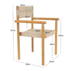 Set Van 2 Tuinstoelen Van Massief Acaciahout -Beliani Winkel 218d15c792754ccaa13b84d723325bef