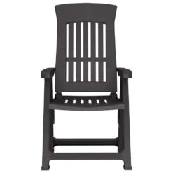 VidaXL - Verstelbare Tuinstoelen - Antraciet - Polypropyleen - 2 Stuks -Beliani Winkel 2230322961754ba1bd781b4067e9135b