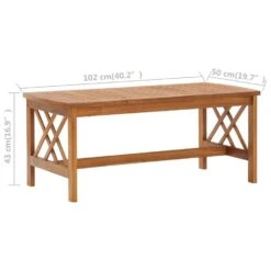 VidaXL - Tuinset - Bruin - Hout 19 VidaXL - Tuinset - Bruin - Hout -Beliani Winkel 22c8b076273041eab507340dcd0d6d89