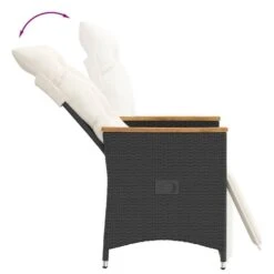 VidaXL - Tuinstoel - Zwart - Poly Rattan 17 VidaXL - Tuinstoel - Zwart - Poly Rattan -Beliani Winkel 22fb90736b704da9b72bfc1d3a966dd5