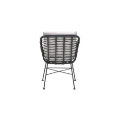 Set Van 4 - Garden Impressions Margriet Tuinstoel - Zwart/Zand -Beliani Winkel 23ffffe79e734d329e109680bd0d9bec