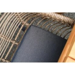 VDG Set Van 6 - Jasmine Dining Tuinstoel - Naturel -Beliani Winkel 247698ec0288405381482cea5a834534