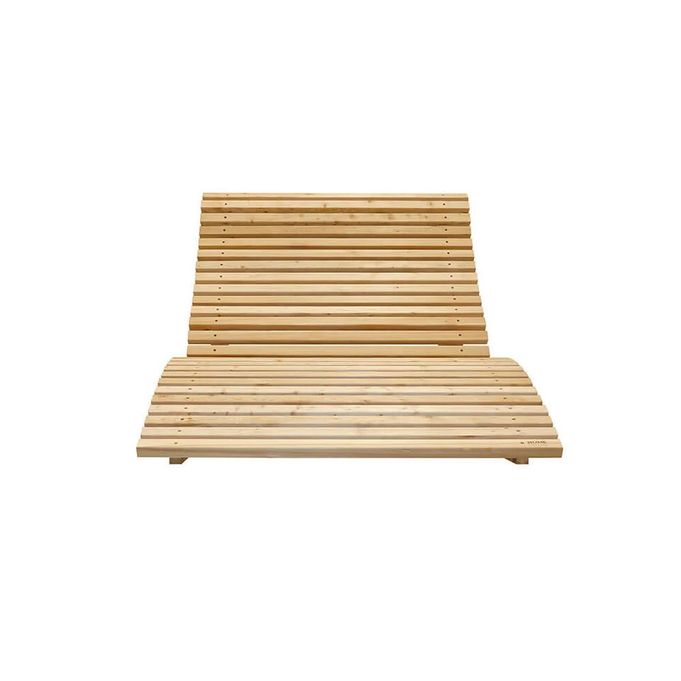 Merkloos HOME DELUXE Wave Houten Ligstoel WOLGA - 120 Cm 4 Merkloos HOME DELUXE Wave Houten Ligstoel WOLGA - 120 Cm - Afbeelding 4