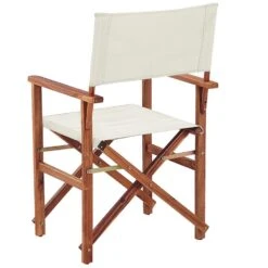 CINE - Tuinstoel Set Van 2 - Wit - Polyester -Beliani Winkel 25494b5575e34c52a7966f5c425bc245