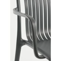 Mica Decorations Paloma Tuinstoel - Polypropyleen - Grijs -Beliani Winkel 2559cece3d5845818a6860f1579297d9