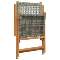 VidaXL - Tuinstoelen - Grijs - Acaciahout En Poly Rattan - 2 Stuks -Beliani Winkel 25777dbf54ad432997d2a88a0606942b