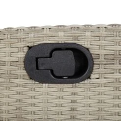 VidaXL - Tuinstoelen Verstelbaar - Grijs - Poly Rattan - 2 Stuks - Met Kussens -Beliani Winkel 264f876557934f6e945706d1dbc73f46