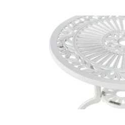 DASCIO - Tuintafel - Wit - Aluminium -Beliani Winkel 27282e35a3ae4e04b42c1ec5f84ebe9b