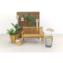 VDG Teak Houten Tuinbank Bison - 120 Cm 18 VDG Teak Houten Tuinbank Bison - 120 Cm -Beliani Winkel 27427d8686ed437f959822dd632075ed
