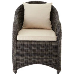 Tectake® - 2 Luxe Wicker Stoelen - Fauteuils - Zachte Kussens - Grijs - 403682 17 Tectake® - 2 Luxe Wicker Stoelen - Fauteuils - Zachte Kussens - Grijs - 403682 -Beliani Winkel 2924d6a8bfae4fdaa979822d3961bf41