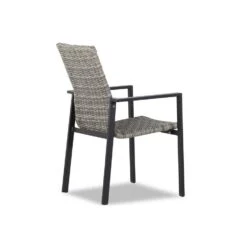 Tuinstoel Stapelbaar Wicker Grijs-antraciet Lifestyle Garden Furniture Upton -Beliani Winkel 2949c5bb3aa04b82aaaabbd13aa95089