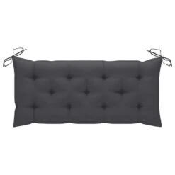 VidaXL - Tuinbank Inklapbaar Met Antraciet Kussen - Bamboe - 118x38x45 Cm 16 VidaXL - Tuinbank Inklapbaar Met Antraciet Kussen - Bamboe - 118x38x45 Cm -Beliani Winkel 2a3c8c3fceb14032b4423130213a57a4