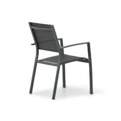 Tuinstoel Stapelbaar Aluminium Grijs-antraciet Lifestyle Garden Furniture Sella 21 Tuinstoel Stapelbaar Aluminium Grijs-antraciet Lifestyle Garden Furniture Sella -Beliani Winkel 2a849139392747cca3e273c07a743c82