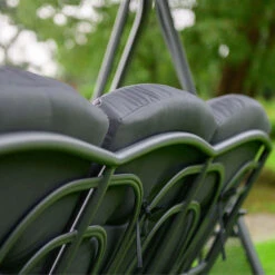 Merkloos HOME DELUXE Hollywood-schommel DESCANSO Grijs -Beliani Winkel 2b6ddfa22b8e49c2a5b9beaa45f02d5b