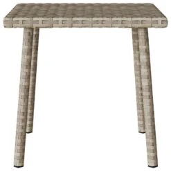 VidaXL - Tuin Salontafel - Grijs - Poly Rattan - 40 X 40 X 37 Cm -Beliani Winkel 2d0b9cf7a3f345c19d4469c1ba9c26ed