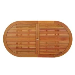 VidaXL - Tuintafel - Bruin - Massief Eucalyptushout - 160x85x75 Cm -Beliani Winkel 2d15b4a3b7874ef4964e42d042e6b15c