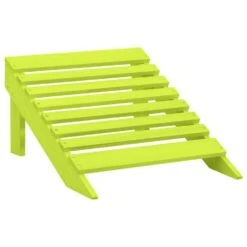 VidaXL - Tuinstoel Adirondack - Groen - Hout - Met Voetenbank -Beliani Winkel 2d6c2351f4374c5f851366081bf739b5